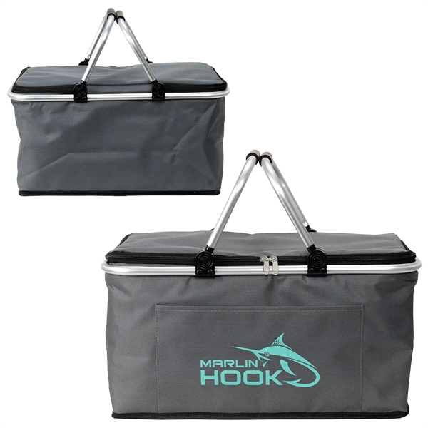 Jamboree Insulated Hard Frame Picnic Basket - Jamboree Insulated Hard Frame Picnic Basket - Image 1 of 3