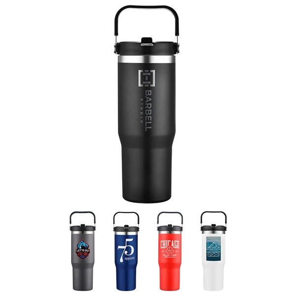 Tollara 30 oz Vacuum Insulated Tumbler with Flip Top Spout - Tollara 30 oz Vacuum Insulated Tumbler with Flip Top Spout - Image 0 of 5