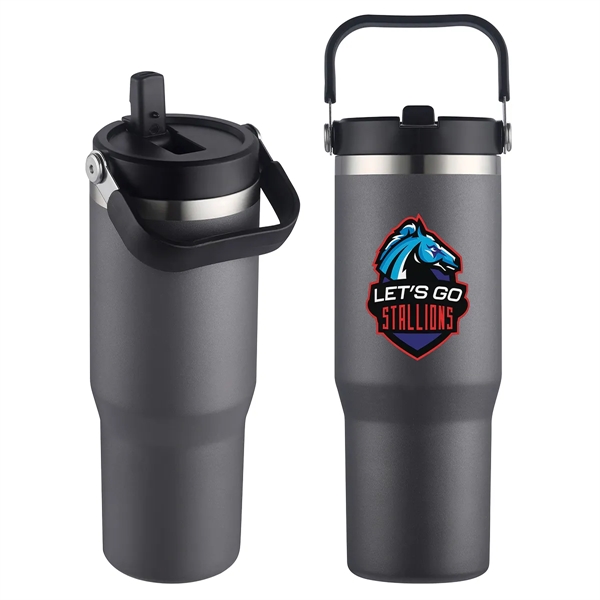 Tollara 30 oz Vacuum Insulated Tumbler with Flip Top Spout - Tollara 30 oz Vacuum Insulated Tumbler with Flip Top Spout - Image 3 of 5