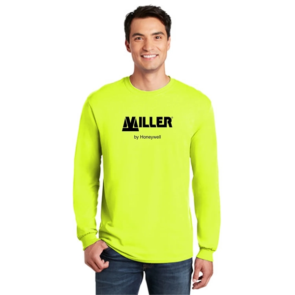 Gildan® - Heavy Cotton™ 100% Cotton Long Sleeve T-Shirt - Gildan® - Heavy Cotton™ 100% Cotton Long Sleeve T-Shirt - Image 0 of 13