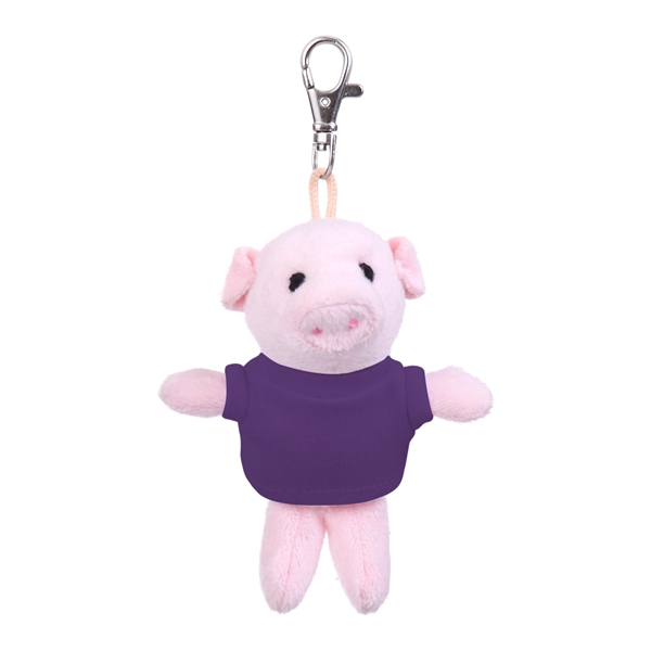Soft Plush Farm Animals Keychain with Tee - Soft Plush Farm Animals Keychain with Tee - Image 1 of 47