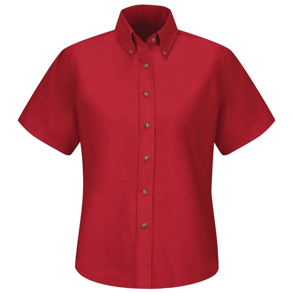 Red Kap® Women's Short Sleeve Poplin Dress Shirt - Red Kap® Women's Short Sleeve Poplin Dress Shirt - Image 1 of 7