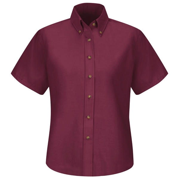 Red Kap® Women's Short Sleeve Poplin Dress Shirt - Red Kap® Women's Short Sleeve Poplin Dress Shirt - Image 3 of 7