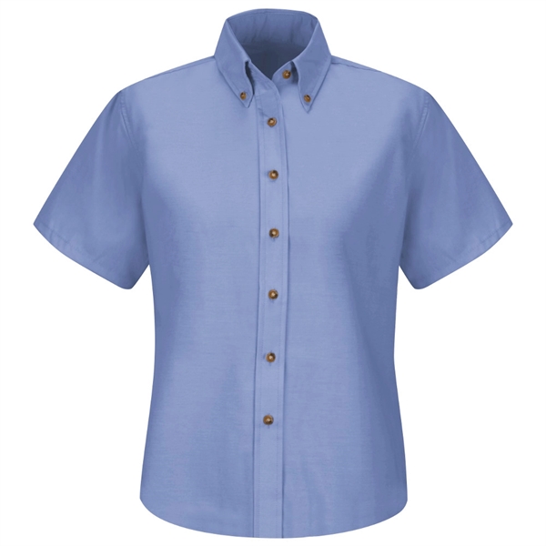 Red Kap® Women's Short Sleeve Poplin Dress Shirt - Red Kap® Women's Short Sleeve Poplin Dress Shirt - Image 6 of 7