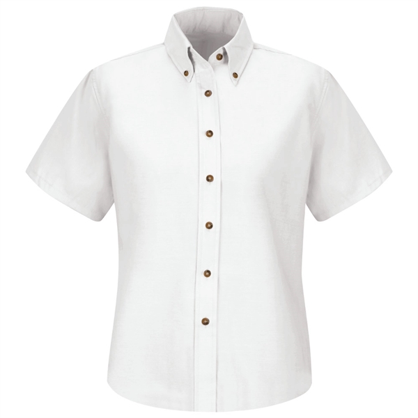 Red Kap® Women's Short Sleeve Poplin Dress Shirt - Red Kap® Women's Short Sleeve Poplin Dress Shirt - Image 7 of 7
