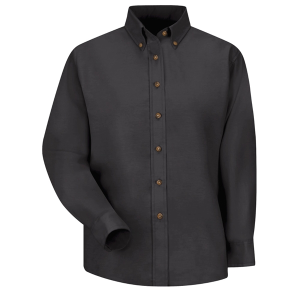 Red Kap® Women's Long Sleeve Poplin Dress Shirt - Red Kap® Women's Long Sleeve Poplin Dress Shirt - Image 0 of 5