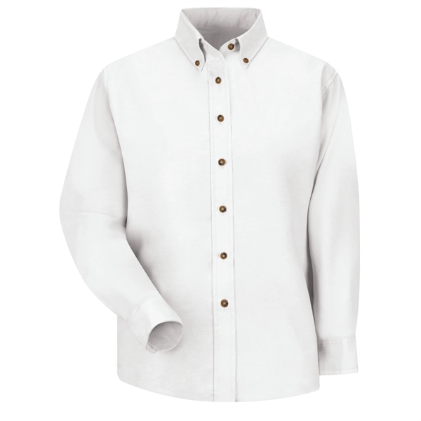 Red Kap® Women's Long Sleeve Poplin Dress Shirt - Red Kap® Women's Long Sleeve Poplin Dress Shirt - Image 5 of 5