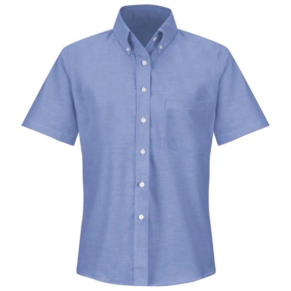 Red Kap® Women's Short Sleeve Executive Oxford Dress Shirt - Red Kap® Women's Short Sleeve Executive Oxford Dress Shirt - Image 0 of 3