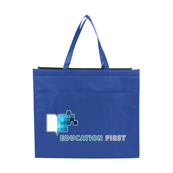 Matte Cooler Tote Bag With 100% RPET Material - Matte Cooler Tote Bag With 100% RPET Material - Image 9 of 11