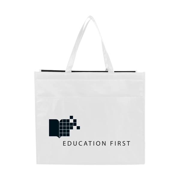 Matte Cooler Tote Bag With 100% RPET Material - Matte Cooler Tote Bag With 100% RPET Material - Image 6 of 11