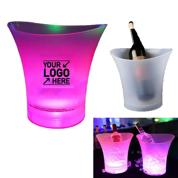 LED Luminous  Whisky Ice Cube Storage Buckets - LED Luminous  Whisky Ice Cube Storage Buckets - Image 0 of 4