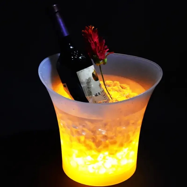 LED Luminous  Whisky Ice Cube Storage Buckets - LED Luminous  Whisky Ice Cube Storage Buckets - Image 1 of 4