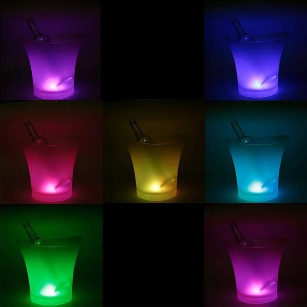 LED Luminous  Whisky Ice Cube Storage Buckets - LED Luminous  Whisky Ice Cube Storage Buckets - Image 2 of 4