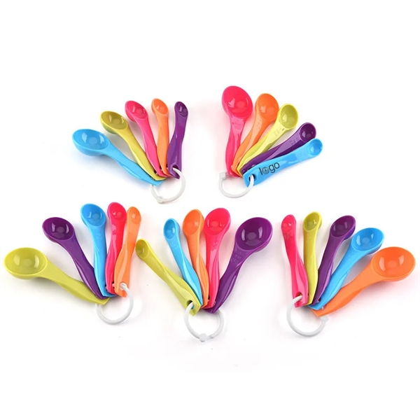 Five Piece Plastic Measuring Spoons Set - Five Piece Plastic Measuring Spoons Set - Image 0 of 1