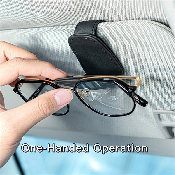 Magnetic Sunglasses Holder for Car Sun Visor - Magnetic Sunglasses Holder for Car Sun Visor - Image 1 of 4