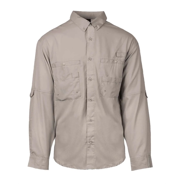 Burnside Baja Long Sleeve Fishing Shirt - Burnside Baja Long Sleeve Fishing Shirt - Image 3 of 10