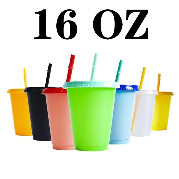 Custom 17oz 24 oz Reusable Color Changing Stadium Cup - Custom 17oz 24 oz Reusable Color Changing Stadium Cup - Image 1 of 5