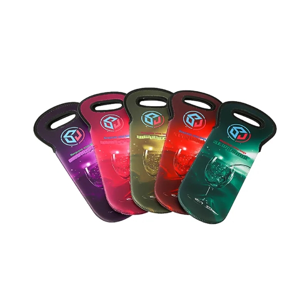 Neoprene Wine Bottle Cooler - Neoprene Wine Bottle Cooler - Image 1 of 3