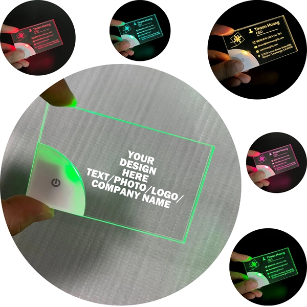 Led Acrylic Business Card - Led Acrylic Business Card - Image 0 of 3