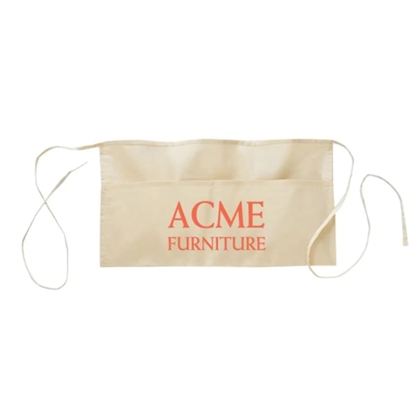 Handy 2-Pocket 100% Cotton Fabric Waist Apron - Handy 2-Pocket 100% Cotton Fabric Waist Apron - Image 1 of 1