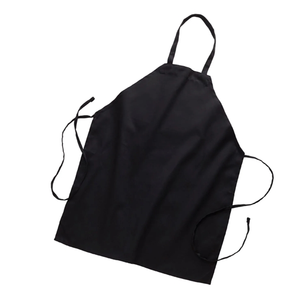 7.5 Oz. Twill Fabric Large Print Wide Bib Butcher Apron - 7.5 Oz. Twill Fabric Large Print Wide Bib Butcher Apron - Image 2 of 3
