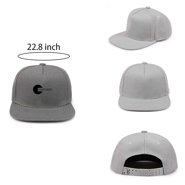 Classic Adjustable Cotton Flat-brimmed Hip Hop Cap