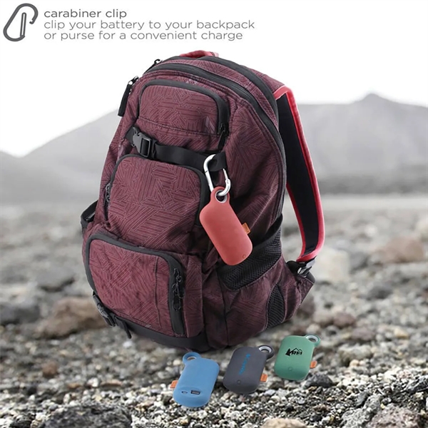 Portable Outdoor Carabiner Mini Power Bank GiftGift - Portable Outdoor Carabiner Mini Power Bank GiftGift - Image 2 of 4