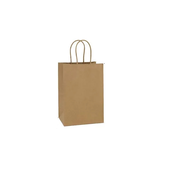 Custom Printed Brown Kraft Paper Bags - Custom Printed Brown Kraft Paper Bags - Image 2 of 4