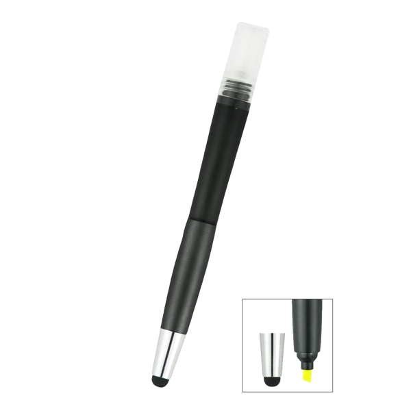 Refillable Spray Bottle With Highlighter & Stylus - Refillable Spray Bottle With Highlighter & Stylus - Image 1 of 8