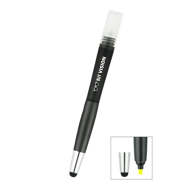 Refillable Spray Bottle With Highlighter & Stylus - Refillable Spray Bottle With Highlighter & Stylus - Image 2 of 8