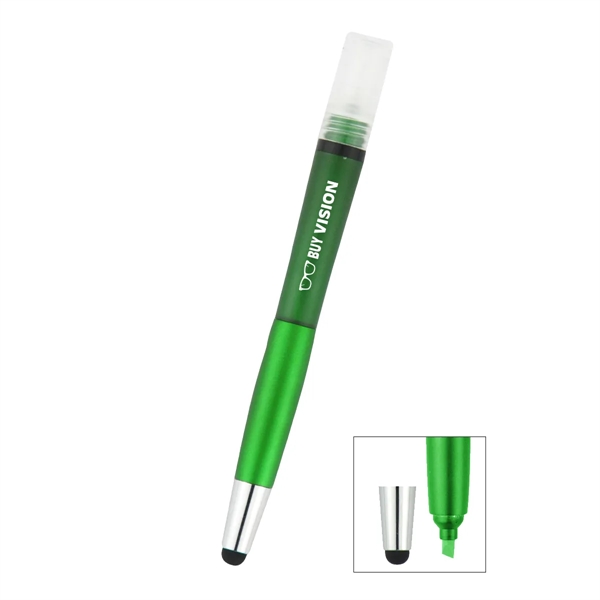 Refillable Spray Bottle With Highlighter & Stylus - Refillable Spray Bottle With Highlighter & Stylus - Image 4 of 8
