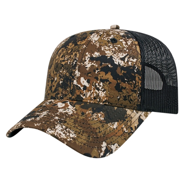 YP Classics® Veil Camo® Retro Trucker Cap - YP Classics® Veil Camo® Retro Trucker Cap - Image 2 of 3
