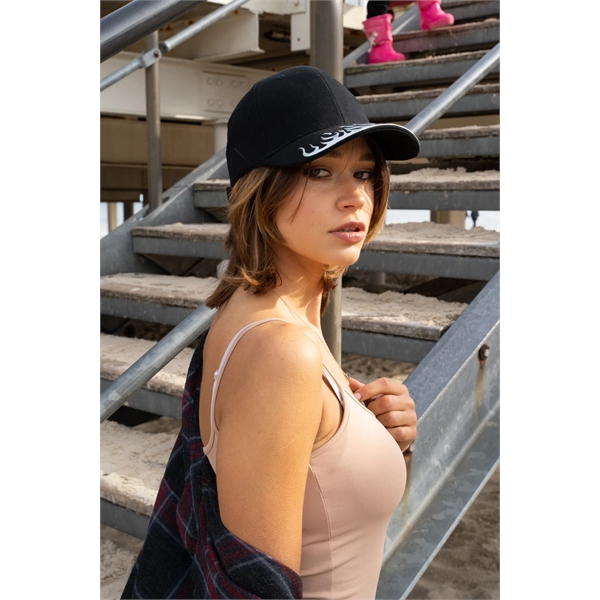 Brushed Heavy Cotton with Liquid Metal Flame - Brushed Heavy Cotton with Liquid Metal Flame - Image 1 of 2