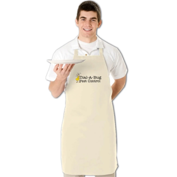 7.5 Oz. Twill Fabric Butcher Apron - 7.5 Oz. Twill Fabric Butcher Apron - Image 1 of 10