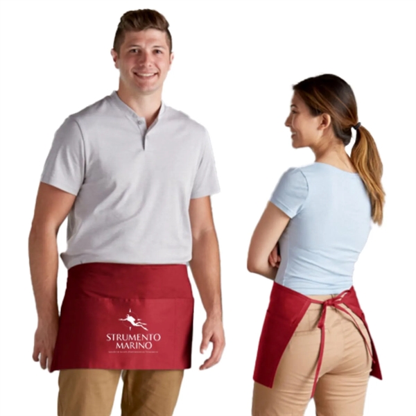Handy 3-Pocket 7.5 Oz. Twill Fabric Waist Apron - Handy 3-Pocket 7.5 Oz. Twill Fabric Waist Apron - Image 1 of 9