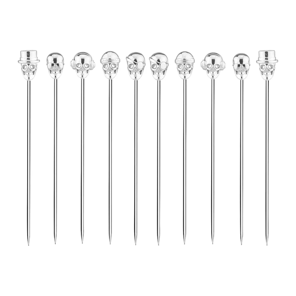 Custom Molded Stainless Steel Cocktail Picks - Custom Molded Stainless Steel Cocktail Picks - Image 8 of 10