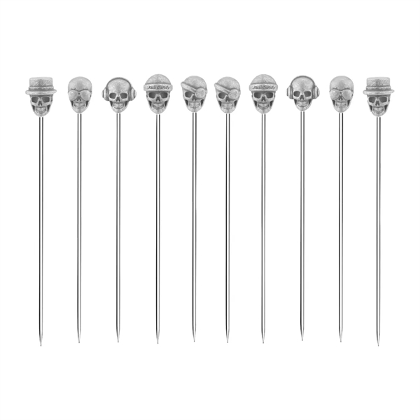 Custom Molded Stainless Steel Cocktail Picks - Custom Molded Stainless Steel Cocktail Picks - Image 9 of 10