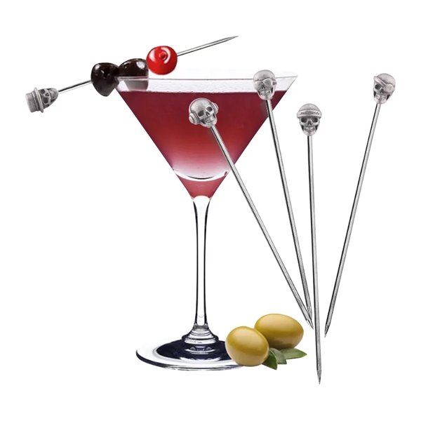 Custom Molded Stainless Steel Cocktail Picks - Custom Molded Stainless Steel Cocktail Picks - Image 10 of 10