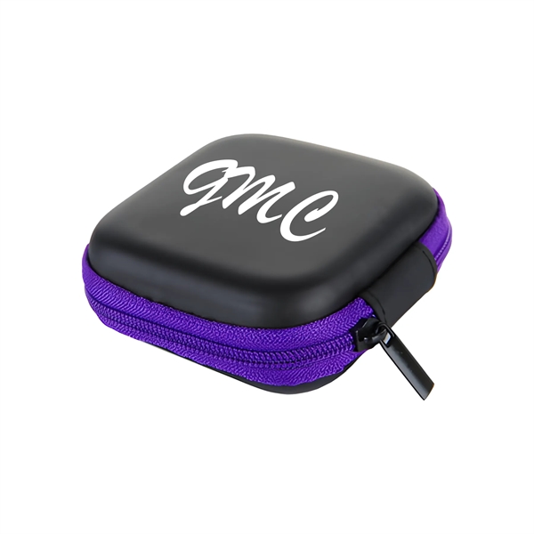 Square Earbud Carrying Case - Square Earbud Carrying Case - Image 5 of 9