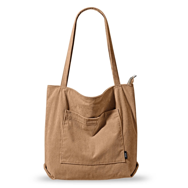 Women's corduroy tote bag - Women's corduroy tote bag - Image 2 of 3