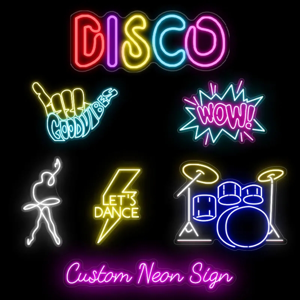 Custom Neon Signs Advertising Led Letter Lights Signature - Custom Neon Signs Advertising Led Letter Lights Signature - Image 4 of 5