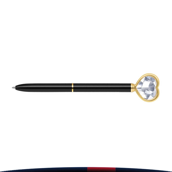 Heart Diamond Metal Pen - Heart Diamond Metal Pen - Image 3 of 6