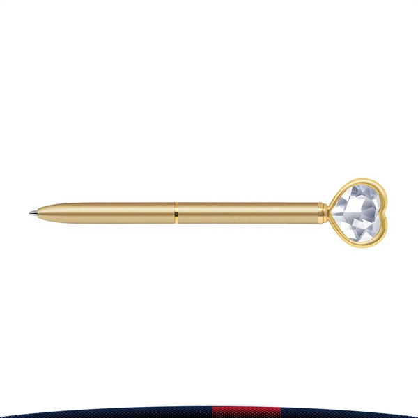 Heart Diamond Metal Pen - Heart Diamond Metal Pen - Image 5 of 6