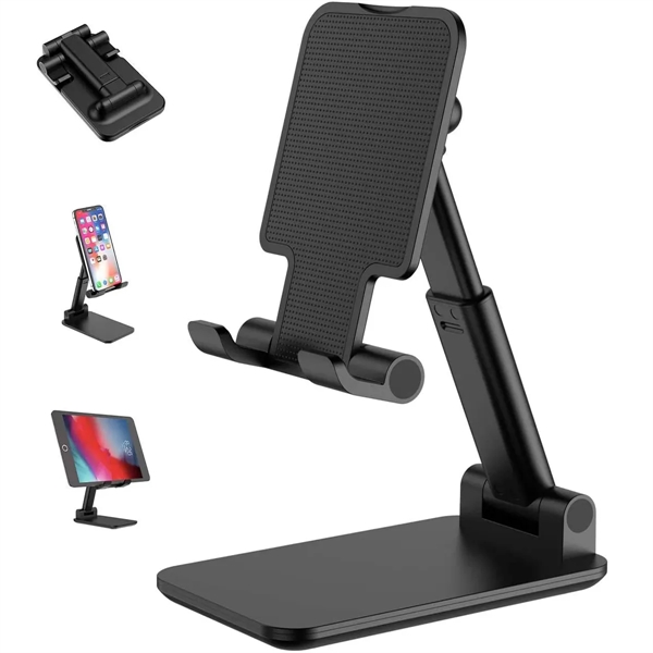 Height Adjustable Foldable Cell Phone Stand - Height Adjustable Foldable Cell Phone Stand - Image 1 of 3