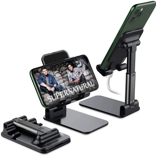 Height Adjustable Foldable Cell Phone Stand - Height Adjustable Foldable Cell Phone Stand - Image 2 of 3