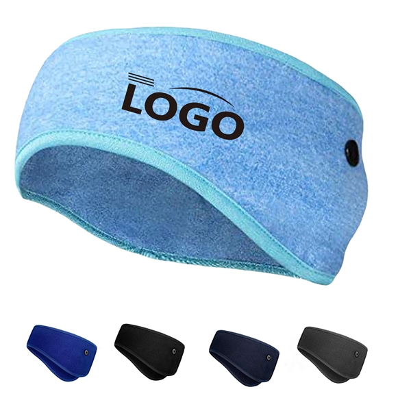 Ear Warmer Band with button - Ear Warmer Band with button - Image 0 of 2