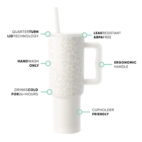 Simple modern 40 oz tumbler water cup - Simple modern 40 oz tumbler water cup - Image 9 of 24
