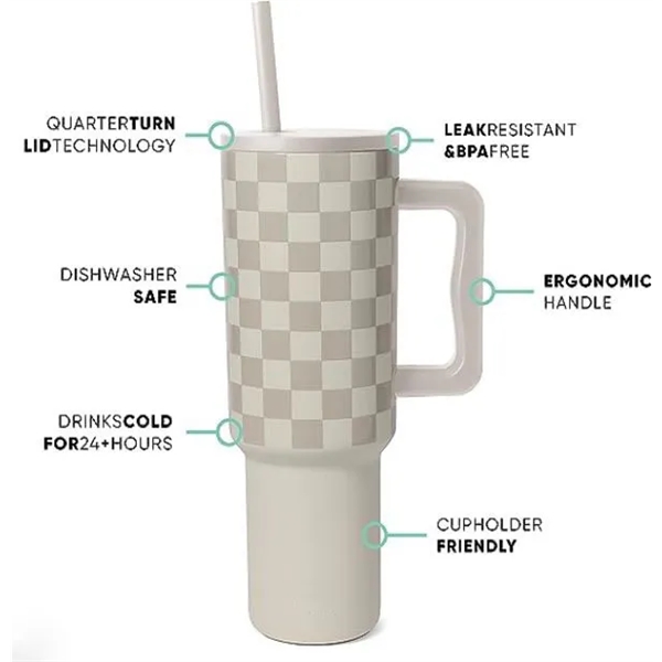 Simple modern 40 oz tumbler water cup - Simple modern 40 oz tumbler water cup - Image 15 of 24