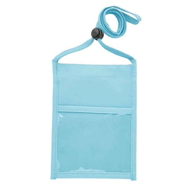 Recycled Neck wallet Event Pouch w/ Three Pockets