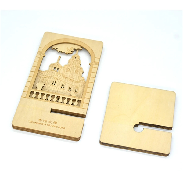 Engraving Wooden Mobile Phone Holder - Engraving Wooden Mobile Phone Holder - Image 1 of 5